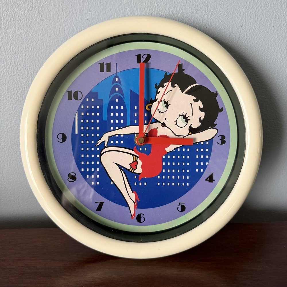 Vintage Vandor Betty Boop Big City Clock- #10524